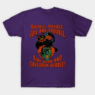 Halloween Witch retro design T-Shirt